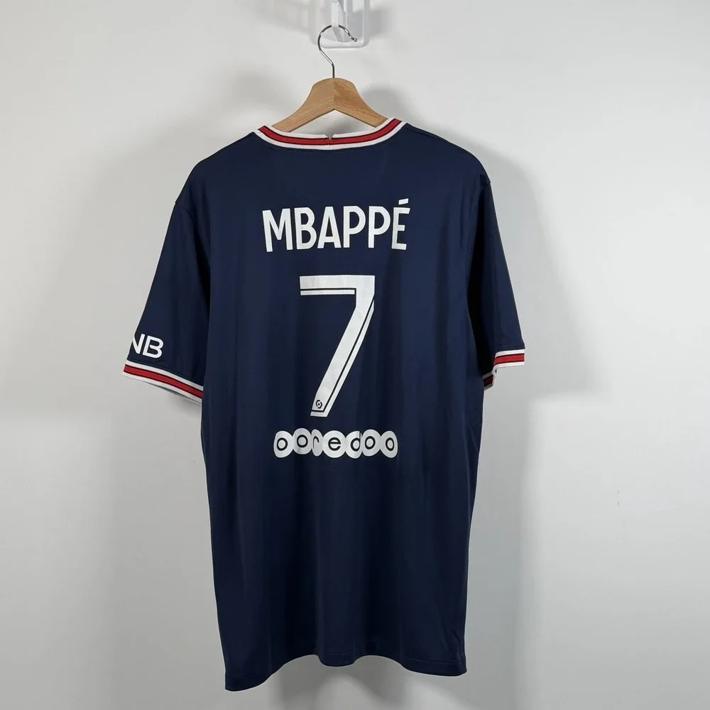 Nike Jordan x Paris Saint-Germaine Fourth Soccer Jersey Mens XL Mbappe #7